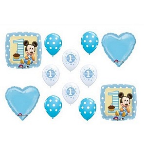 12 piece baby mickey balloon set