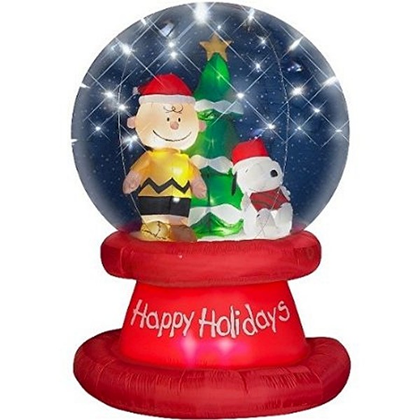 Christmas Inflatable Snow Globes • Stone's Finds