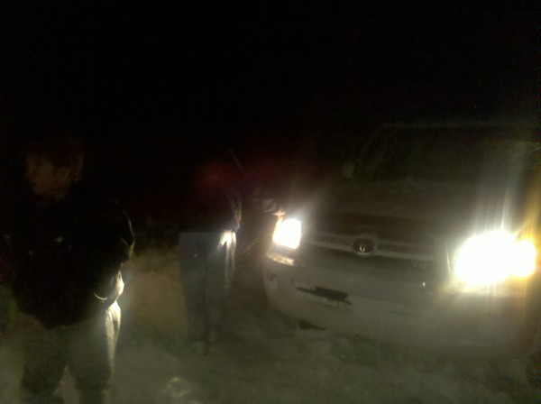 Digging Car Out of Snow