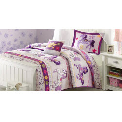 Purple Pony Bedding