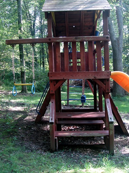 Backyard Swingset and Fort