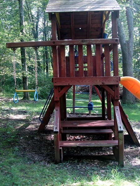 Backyard Swingset and Fort