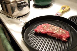 Cook New York Strip on Stove Top