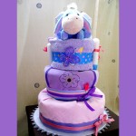 DIY Eeyore Diaper Cake