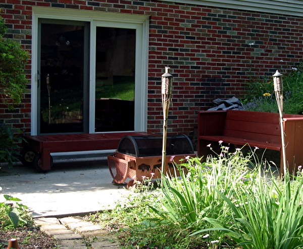 Fire Pit on Patio