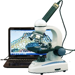 AmScope 40X-1000X LED Cordless Student Microscope