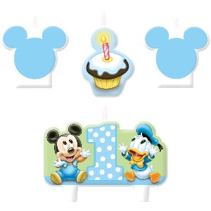 Mickeys 1st Birthday Molded Candles