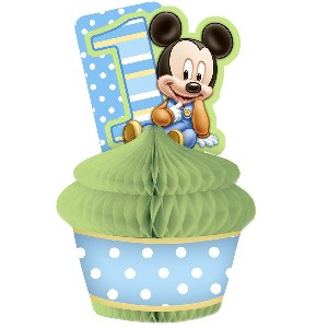 Baby Mickey Cupcake Centerpiece