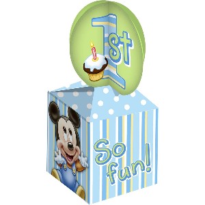 Baby Mickey 1st Birthday Treat Boxes