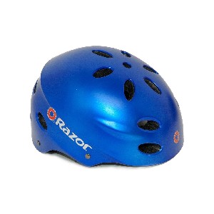 Razor Aggressive Youth Multi Sport Helmet in Satin Blue