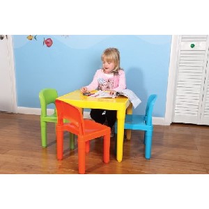 Tot Tutors Primary Colors Table and Chairs