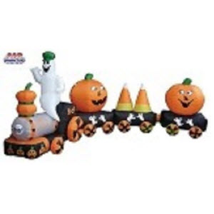 Candy Corn and Pumpkin Train