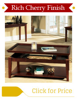 Cherry Coffee Table with Lift Top