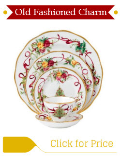 Old Country Roses Christmas Tree Place Setting