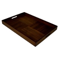 Simply Bamboo Extra Large Espresso Serving Tray