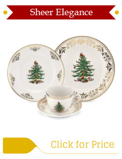 Spode Christmas Tree Gold Place Setting