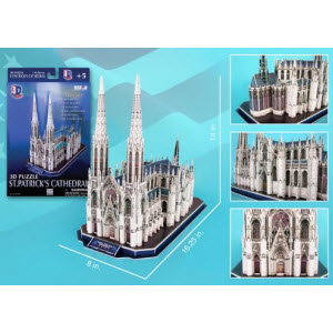 St Patricks Cathedral NYC 3D Puzzle