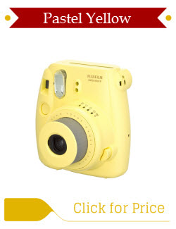 Yellow Fujifilm Instax Mini 8 Camera