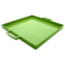 Zak Designs Eden 12 Inch Small Square Tray Basil