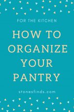 How to Organize a Pantry