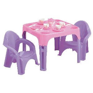 American Plastic Toy 28 Piece Tea Party Set