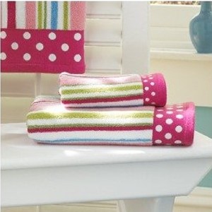 Bambini Polka Dot 6 Piece Towel Set