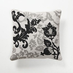Baroque and Roll Luminaria Pillow in Black