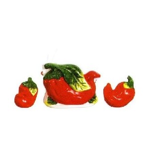 Chili Pepper 3-D Napkin Holder Set