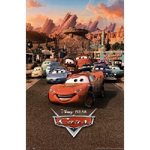 Disney Pixar Cars Movie Poster