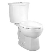 American Standard 2889.216.020 H2Option Siphonic Dual Flush Round Front Two-Piece Toilet