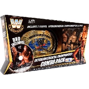 Exclusive Wrestling Championship Combo Pack Includes The Rock Stone Cold Steve Austin Action Figures