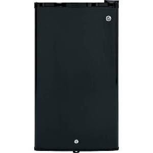 GE 3.2 cu. ft. Compact Locking Refrigerator - Black