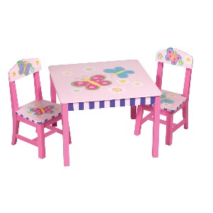 Guidecraft Butterfly Table and Chair Set