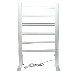 Home Fashion 6-Bar Freestanding Towel Warmer, Drying Rack