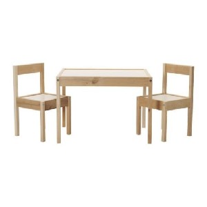 IKEA Childrens Kids Table & 2 Chairs Set Furniture