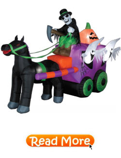 Inflatable Halloween Wild Stage Coach