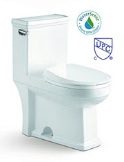 Julius cUPC Watersense Low Flush Modern European Italian One Piece Toilet