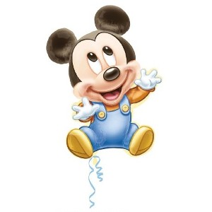 Jumbo Baby Mickey Mouse Mylar Balloon