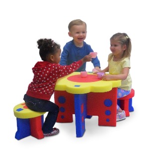Kids Adventure Sunflower Table and Chair Furniture Set