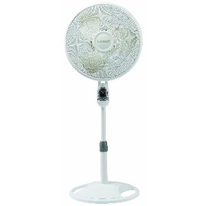 Lasko 1646 16-Inch Remote Control Stand Fan White