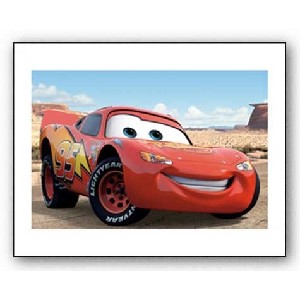 Lightning McQueen Desert Poster