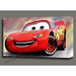 Lightning McQueen Gallery Poster Painting