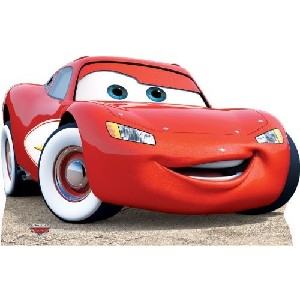 Large Lightning McQueen Standup Poster