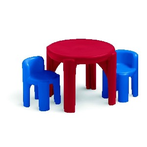 Little Tikes Red and Blue Table and Chairs Set