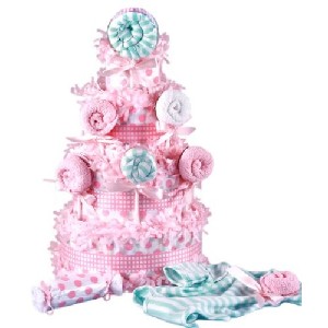 Lollipop Baby Shower Diaper Cake