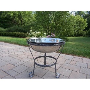 Stainless Steel Standing Bucket or Fire Pit