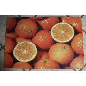 Oranges! Oranges! 18 x 27 Memory Foam Kitchen Mat