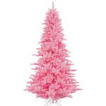 Pink Tabletop Christmas Tree