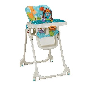 Fisher-Price Precious Planet Sky Blue Folding Wheeled High Chair