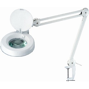 Professional 2-in-1 Spring-Arm Magnifier Lamp